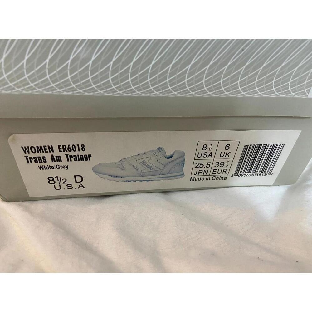 Vintage Etonic White Trans Am Trainer Sneaker Shoe Size 8.5B USA Tennis Foam